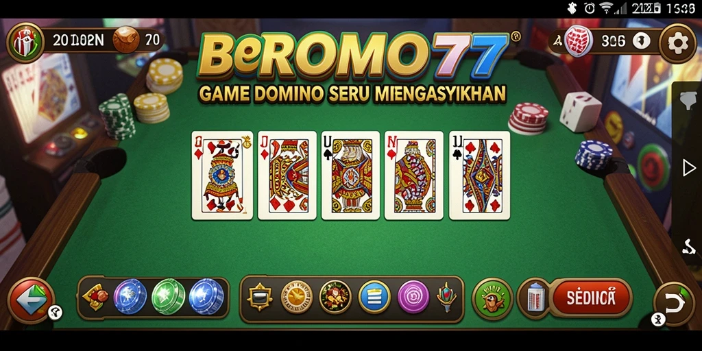Tampilan gameplay seru dari BROMO77 yang penuh aksi.