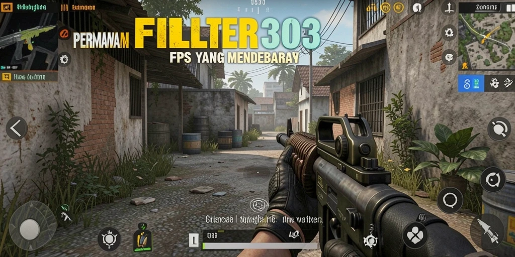Tangkapan layar gameplay FILTER303 menampilkan aksi mendebarkan di medan perang.