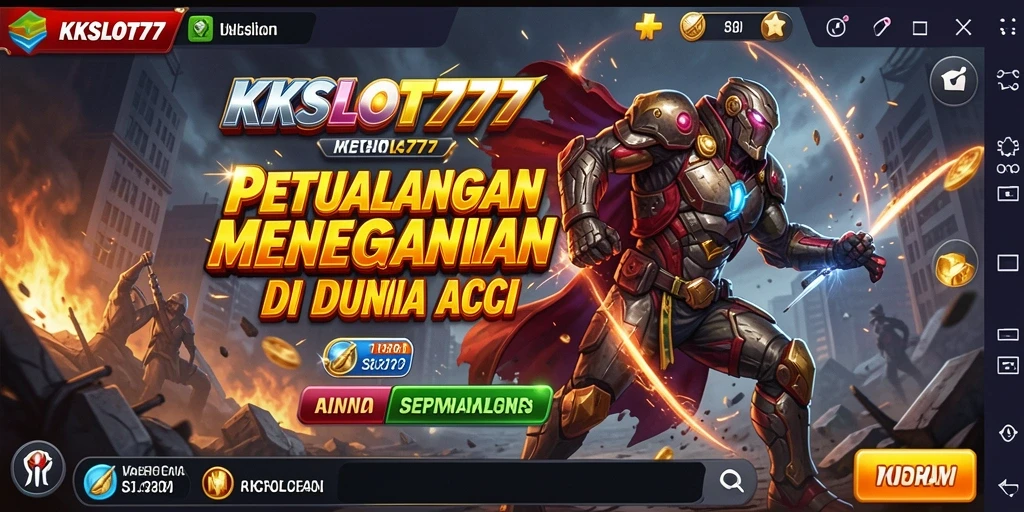 Tampilan gameplay KKSLOT777 menampilkan aksi mendebarkan yang penuh tantangan.