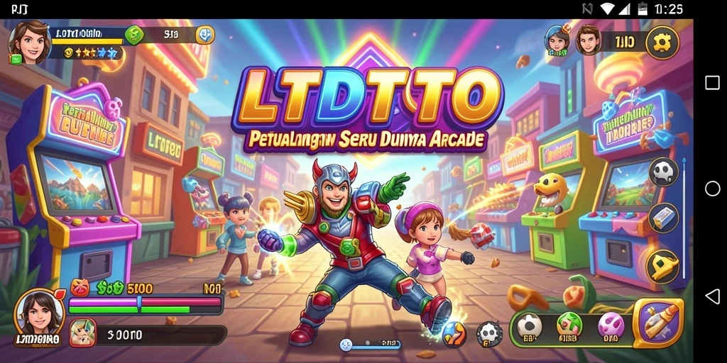 Tampilan menarik dari gameplay LTDTOTO dalam genre Arcade.