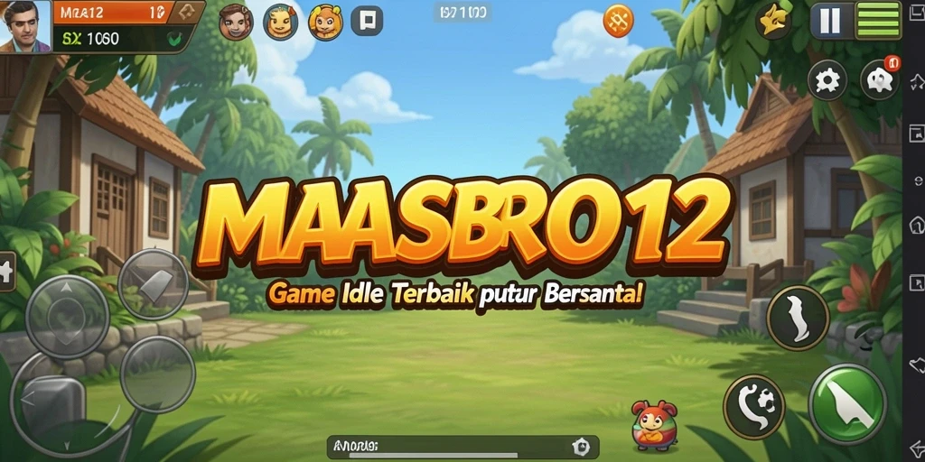 Tampilan gameplay <strong>MASBRO12</strong> yang menarik dan penuh warna.